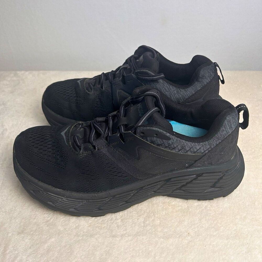 HOKA Gaviota 2 Wide Men's US 9 Black Running Walking Sneakers 1099718-BDSD